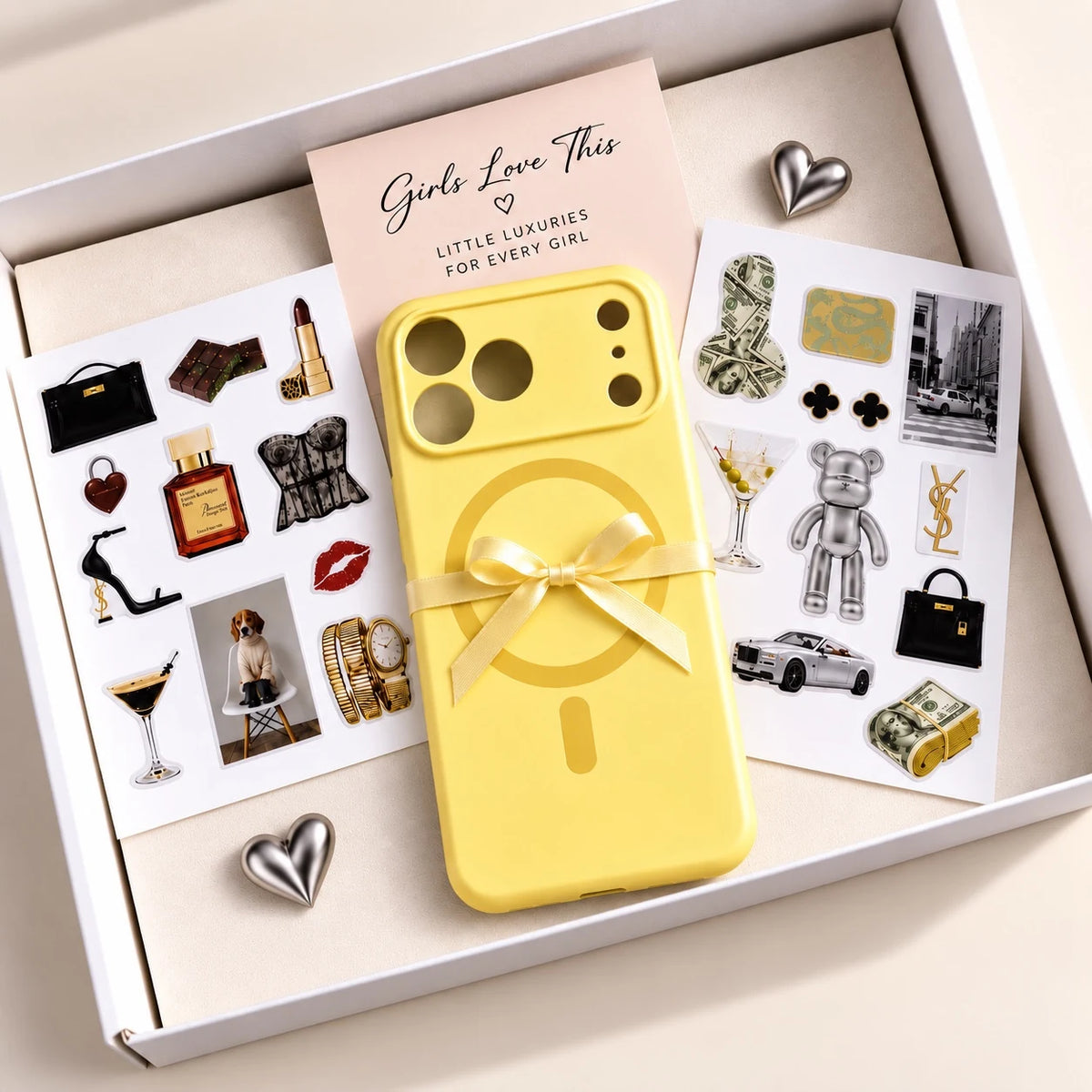 Yellow Aesthetic Phone Case Set