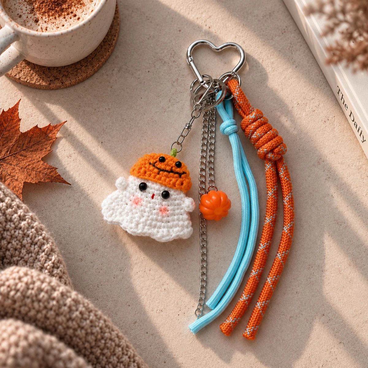 Crochet Ghost Bag Charm