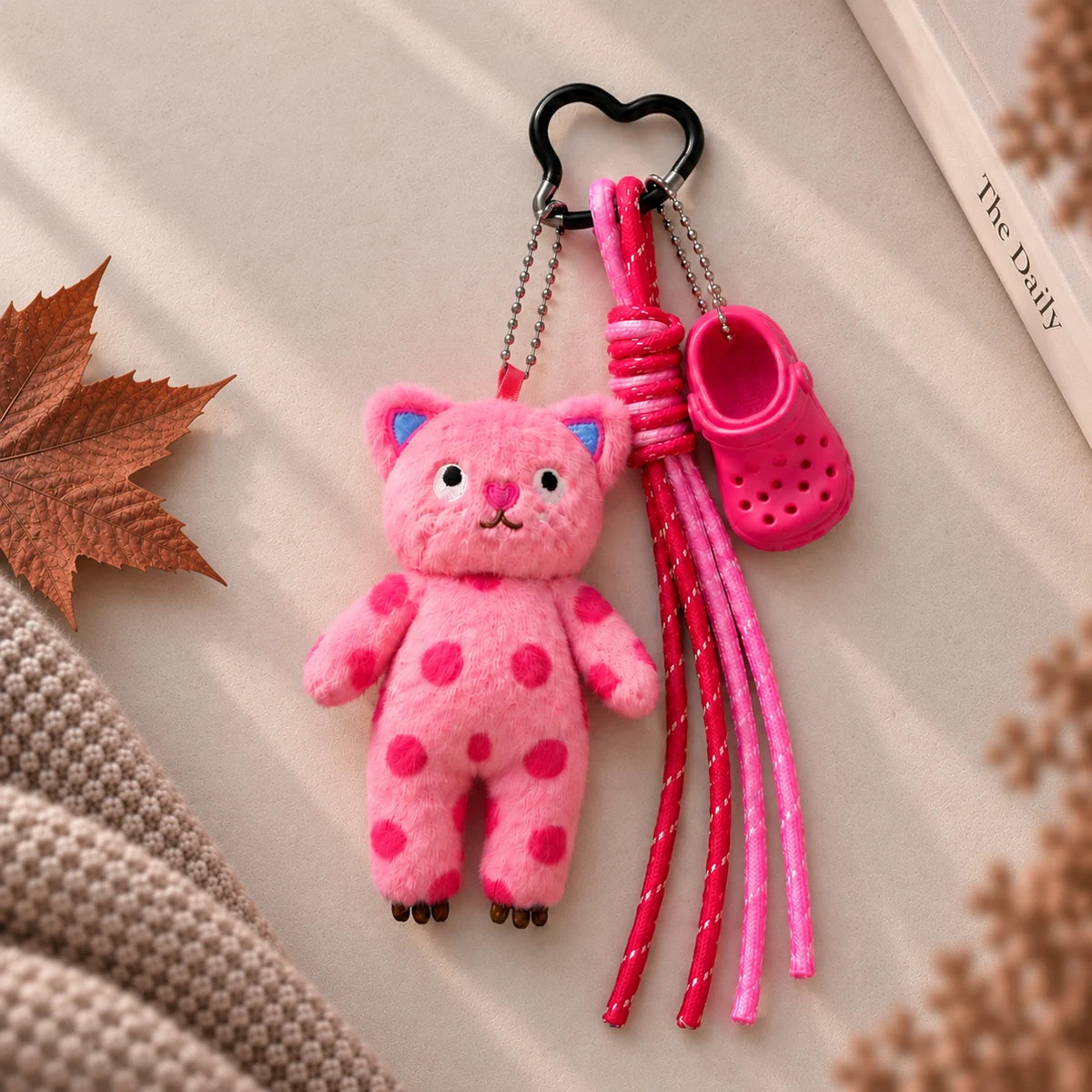 Pink Kitty Bag Charm