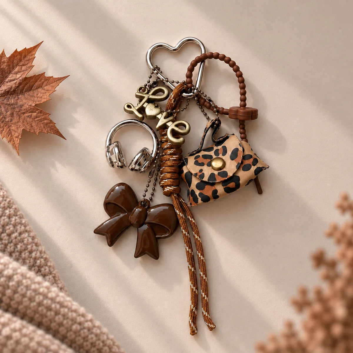 Leopard Love Bag Charm