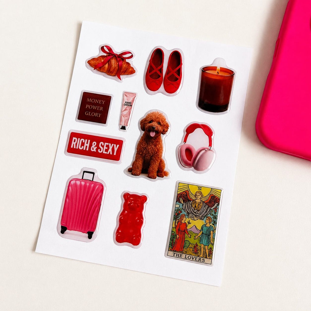 Hot Pink Aesthetic Phone Case Set