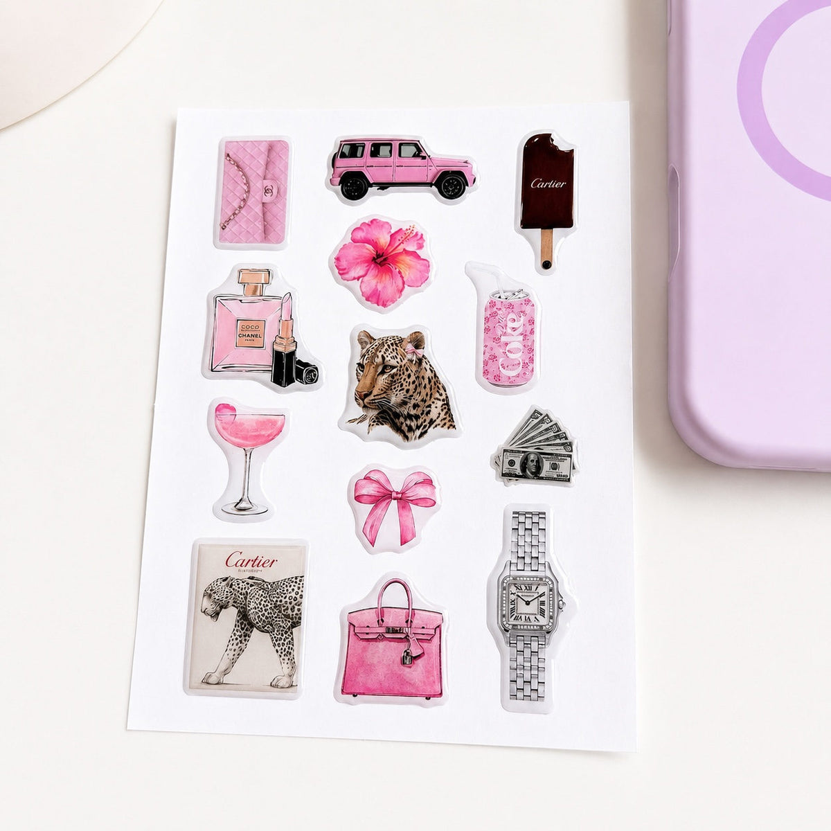 Lavender Aesthetic Phone Case Set