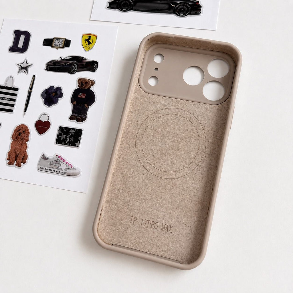Beige Aesthetic Phone Case Set