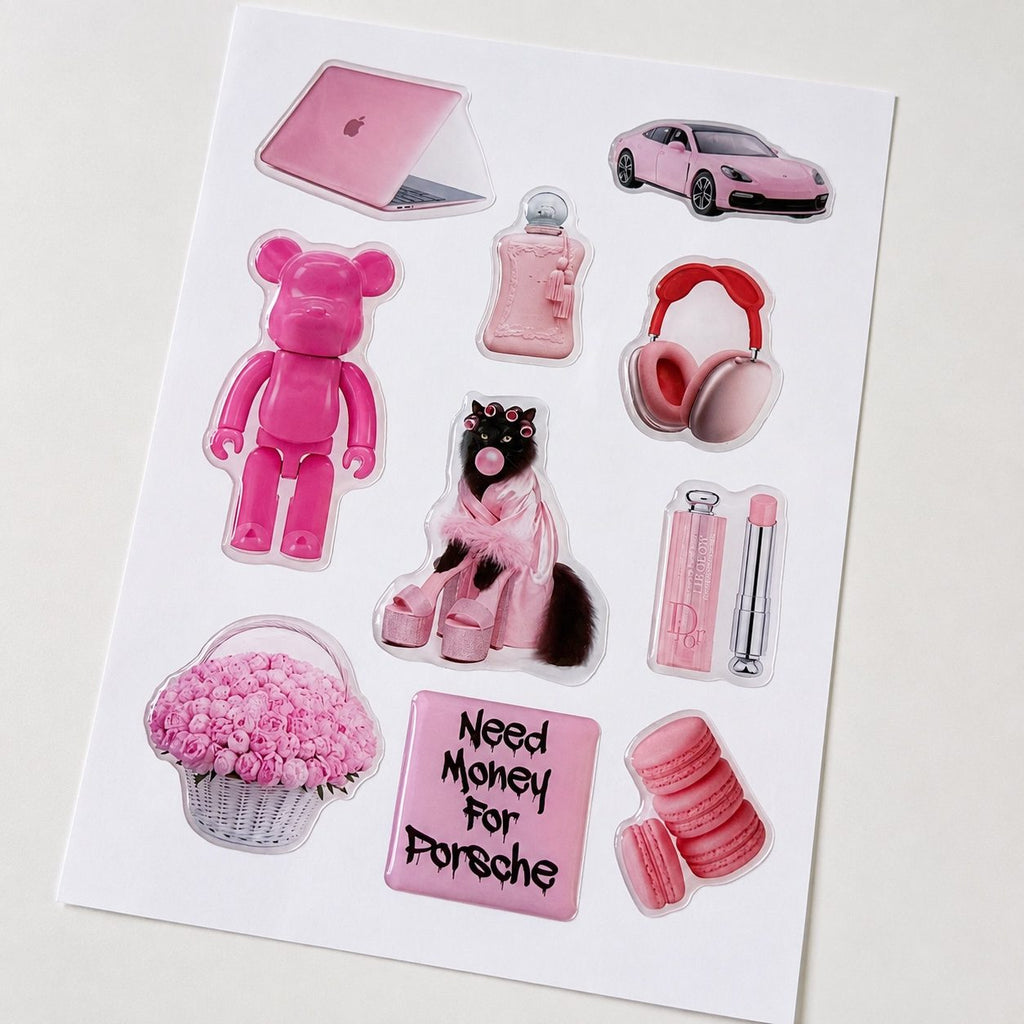 White Aesthetic Phone Case Set